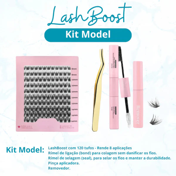 POUCAS UNIDADES - Kit LashBoost +Lip Boost - Realize o sonho de ter ''Cílios & Labios'' longos e volumosos todos os dias.
