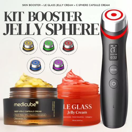 Jelly Sphere Kit Booster 6 em 1 + Brinde Creme Capsule Cream