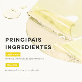 Máscara Jelly Dourada com Ácido Kójico e Cúrcuma - Kit com 4 Mascara
