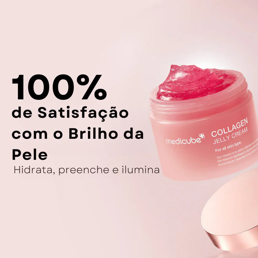 Creme Collagen Jelly Crean - Pele mais firme e radiante.