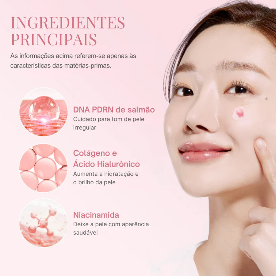 Creme em Cápsulas de Colágeno Rosa com PDRN - MEDICUBE