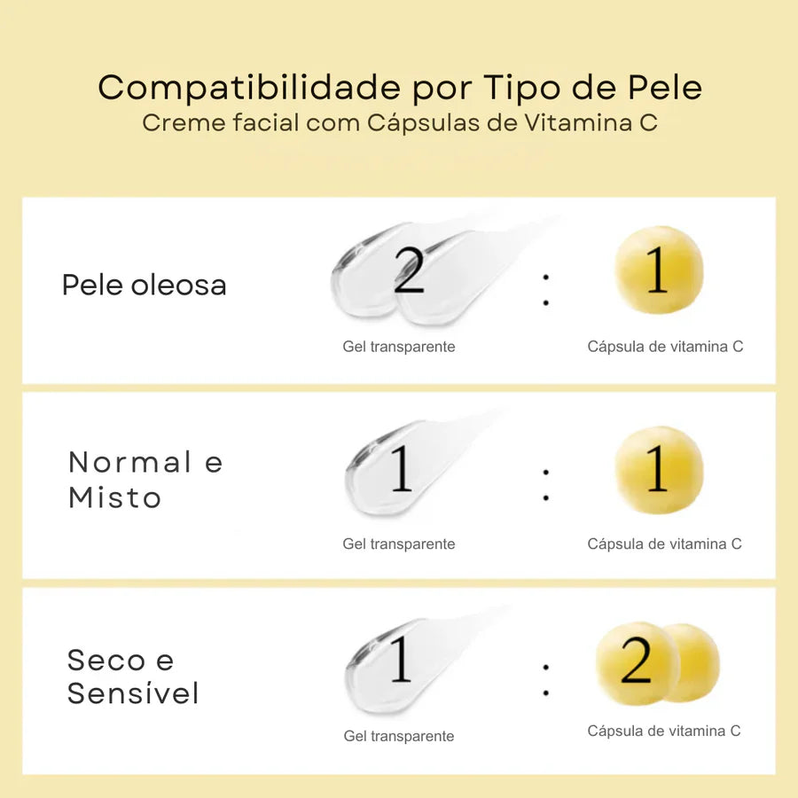 Kit- Vitamina C em Capsulas + Collage  Jelly  Cream + Brinde (Ultimas Unidades)