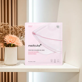 Loniage Pink collagen Mask - Máscara de Colagéno  Coereano