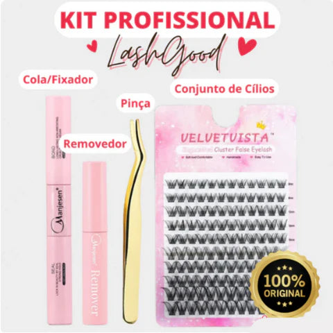 Kit LashBoost - Realize o sonho de ter cílios longos e volumosos todos os dias.