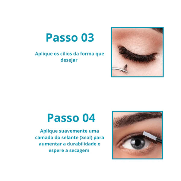 Kit LashBoost - Realize o sonho de ter cílios longos e volumosos todos os dias.