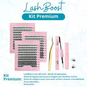 Kit LashBoost - Realize o sonho de ter cílios longos e volumosos todos os dias.