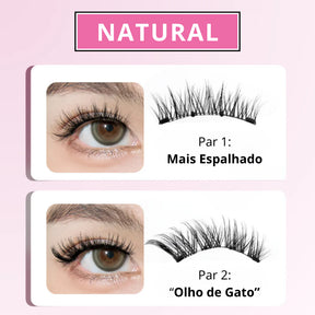 AureaLashes² | Cílios Magnéticos em Dobro (Com Aplicador Grátis)