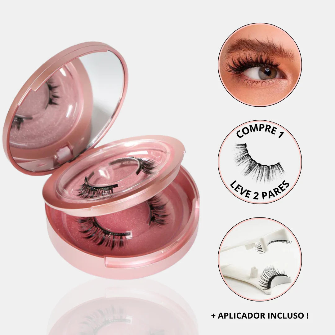 AureaLashes² | Cílios Magnéticos em Dobro (Com Aplicador Grátis)