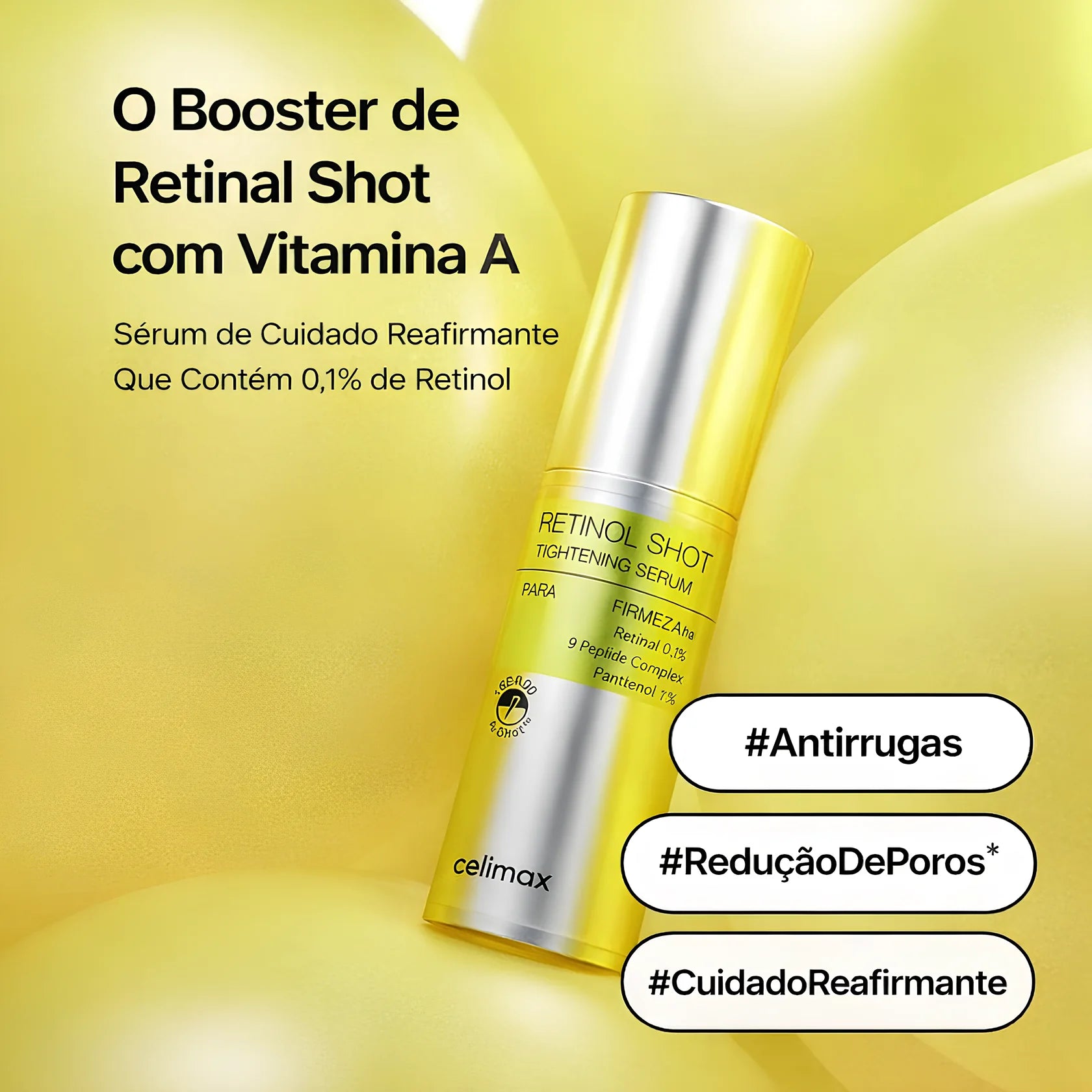 KIT Celimax Retinal Shot Booster 0,1%+ sérum firmador Vita A Retinol Shot