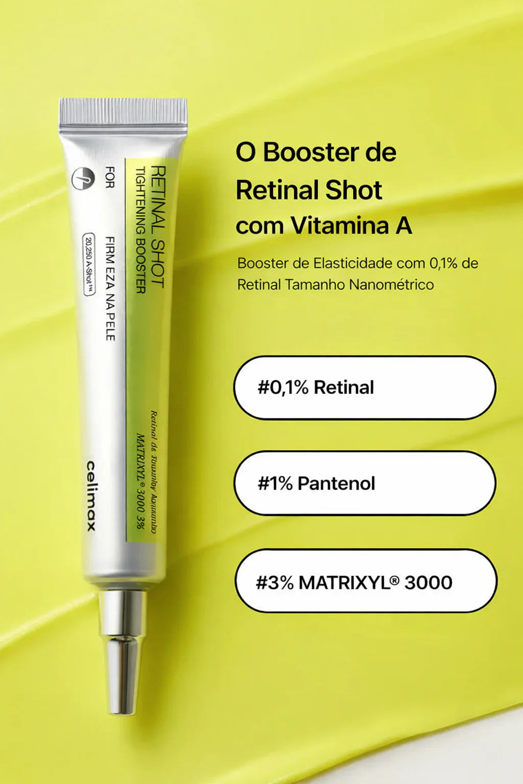 KIT Celimax Retinal Shot Booster 0,1%+ sérum firmador Vita A Retinol Shot