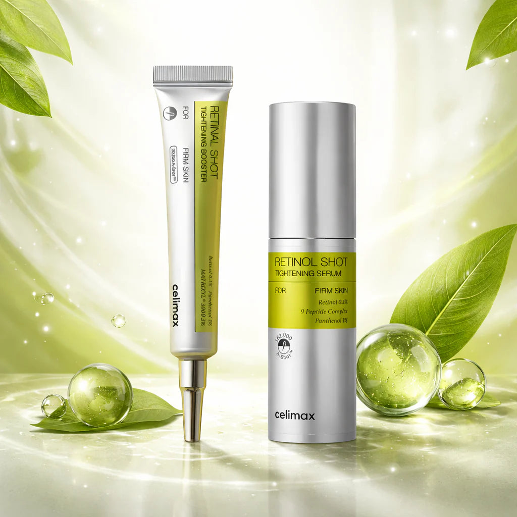 KIT Celimax Retinal Shot Booster 0,1%+ sérum firmador Vita A Retinol Shot