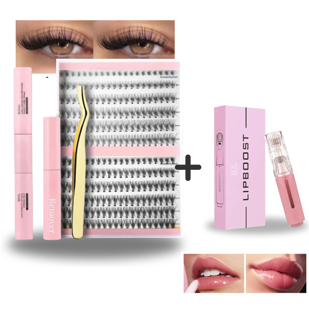 POUCAS UNIDADES  - Kit LashBoost +Lip Boost - Realize o sonho de ter ''Cílios  & Labios'' longos e volumosos todos os dias.