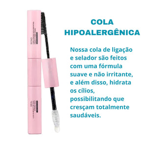 Kit LashBoost - Realize o sonho de ter cílios longos e volumosos todos os dias.