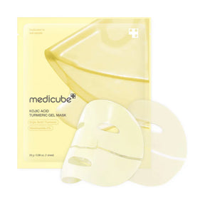 Máscara Jelly Dourada com Ácido Kójico e Cúrcuma - Kit com 4 Mascara