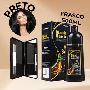 Kit coloração - Permanente + Temporário (Shampoo Tonalizante e Retocador de Raiz)