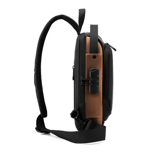 Bolsa Antifurto Transversal com Alça Ajustável e Powerbank