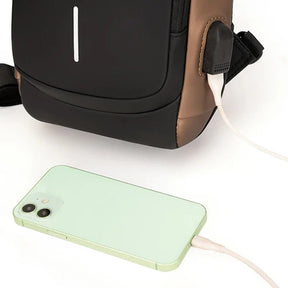 Bolsa Antifurto Transversal com Alça Ajustável e Powerbank