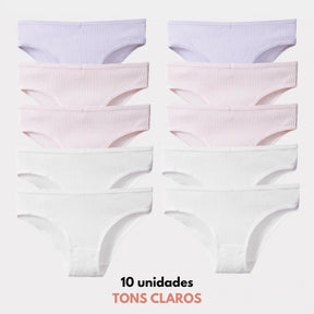 [OFERTA DE LANÇAMENTO COMPRE 5 LEVE 10] Calcinha CottonConfort Plus® - [FRETE GRÁTIS]