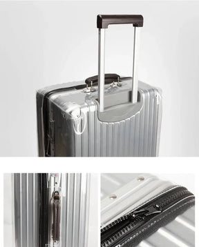 Capa Transparente para Malas - [VIAJE SEM ARRANHÕES, SÓ COM HISTORIAS]