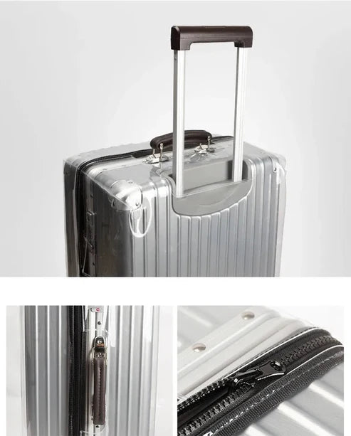 Capa Transparente para Malas - [VIAJE SEM ARRANHÕES, SÓ COM HISTORIAS]