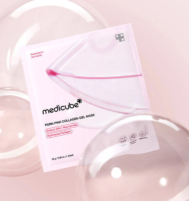 Loniage Pink collagen Mask - Máscara de Colagéno  Coereano