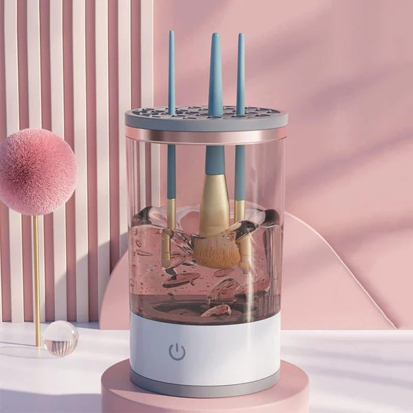 Limpador Elétrico de Pincéis de Maquiagem.