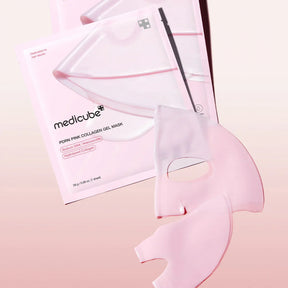 Loniage Pink collagen Mask - Máscara de Colagéno  Coereano