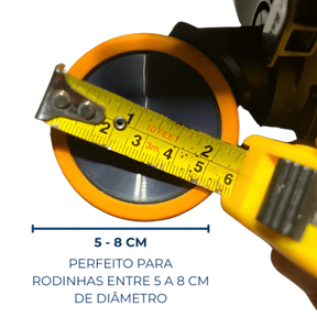 Kit Protetor de Rodinha 8 Peças – [PROTTEÇÃO & SILÊNCIO]