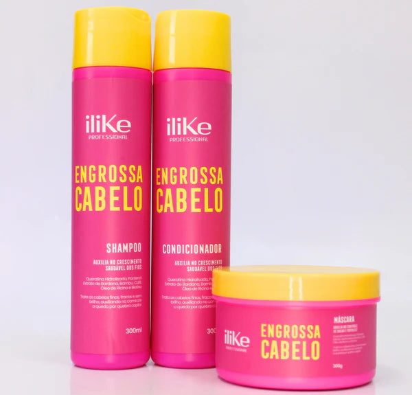 Engrossa Cabelo - Kit Trio